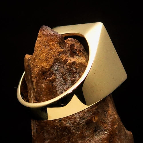 Perfectly crafted Men's Chess Player Ring Black King's Crown - Solid